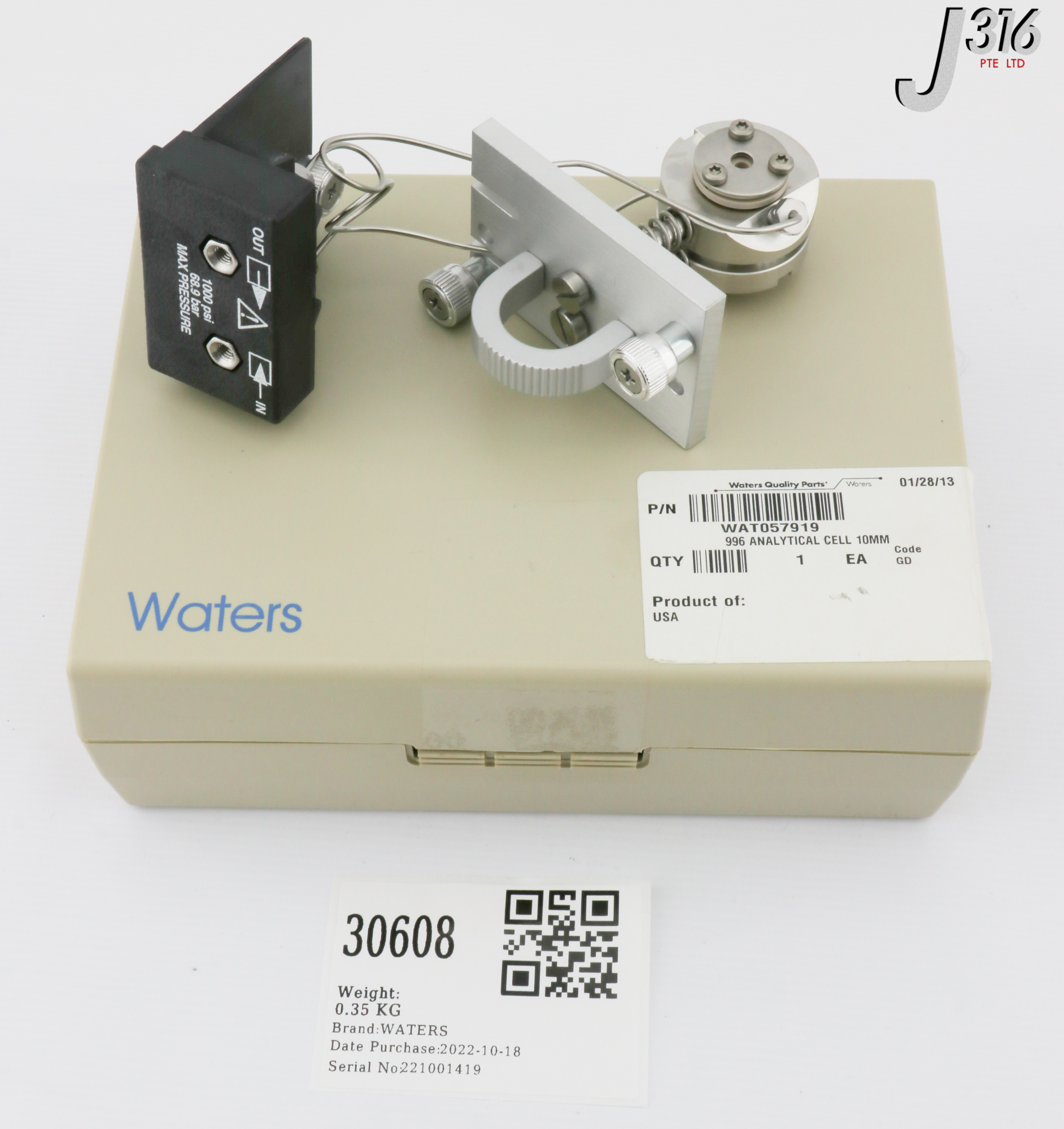 n 様 30608 WATERS 996 ANALYTICAL CELL, 10MM WAT057919 | eBay